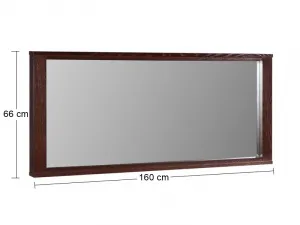 PYKA Remi 160 zrkadlo na stenu drevo D16
