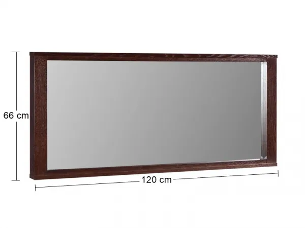 PYKA Remi 120 zrkadlo na stenu drevo D16