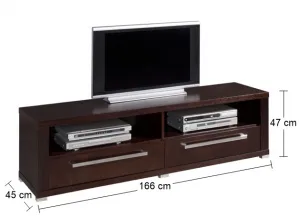 PYKA Remi 2S tv stolík drevo D16
