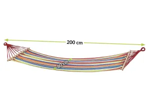 NABBI XHMK hojdacia sieť 200x80 cm farebné pásy