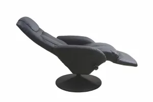 HALMAR Optima relaxačné kreslo čierna