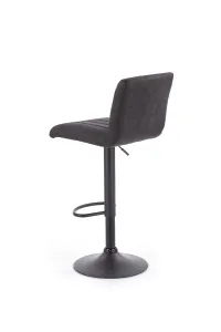 HALMAR H-89 barová stolička tmavosivá / čierna
