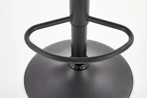 HALMAR H-89 barová stolička tmavosivá / čierna
