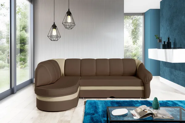 Rohová sedačka BENANO Látka: Soft 015/ Soft 018, Strana: Ľavá
