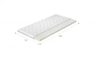 Topper T30 120x200 Hypoalergénny poťah