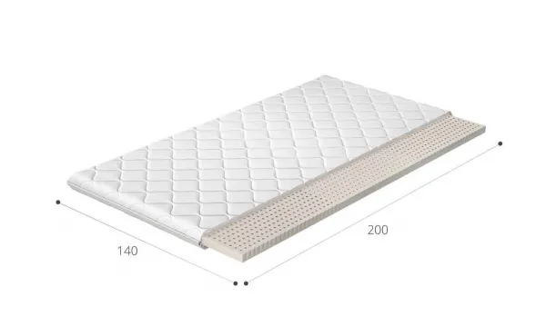 Topper Latex 140x200 Hypoalergénny poťah