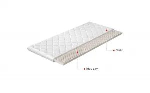 Topper Latex 180x200 Hypoalergénny poťah