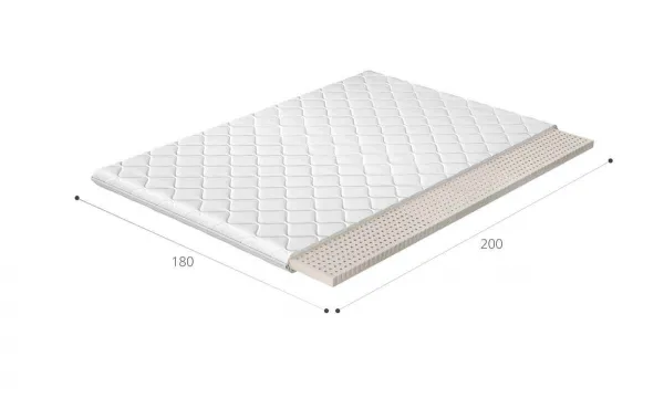 Topper Latex 180x200 Hypoalergénny poťah
