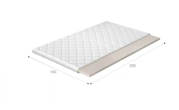 Topper Latex 160x200 Hypoalergénny poťah