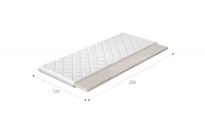 Topper Latex 120x200 Hypoalergénny poťah