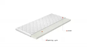 Topper T25 120x200 Hypoalergénny poťah