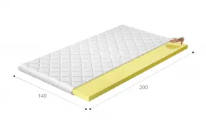 Topper Visco 140x200 Hypoalergénny poťah