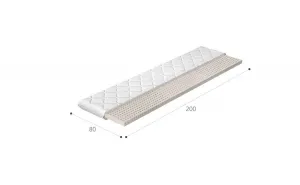 Topper Latex 80x200 Hypoalergénny poťah