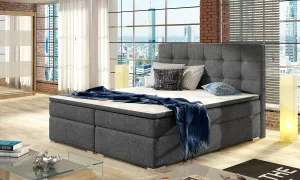 ArtElta Manželská posteľ INEZ Boxspring | 160 x 200 cm Farba: Sawana 05