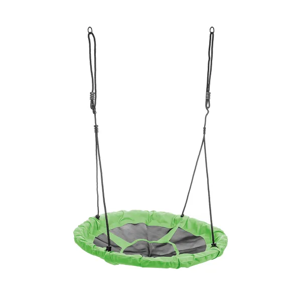 NABBI Nest detská hojdačka 95 cm čierna / zelená