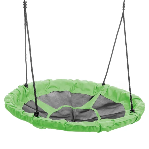 NABBI Nest detská hojdačka 95 cm čierna / zelená