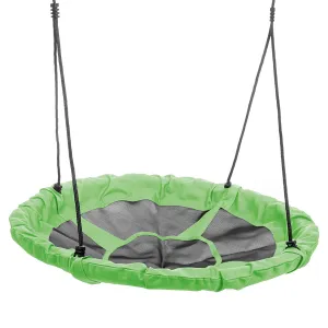NABBI Nest detská hojdačka 95 cm čierna / zelená