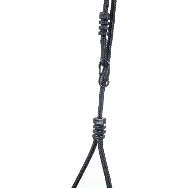 NABBI Nest detská hojdačka 95 cm čierna / zelená