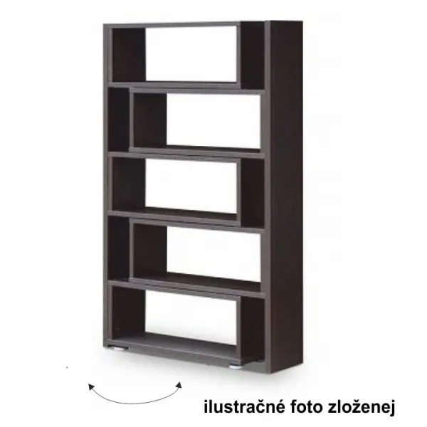 KONDELA Kloe I regál biela