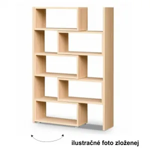 KONDELA Kloe I regál biela