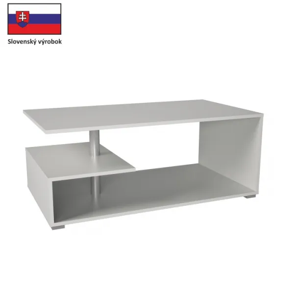 KONDELA Dorisa konferenčný stolík biela