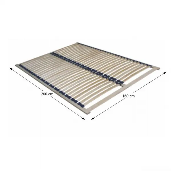 KONDELA Twinpack lamelový rošt 160x200 cm brezové drevo