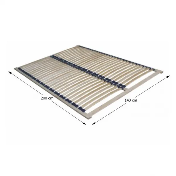 KONDELA Twinpack lamelový rošt 140x200 cm brezové drevo