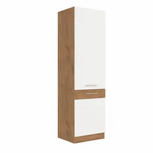 Vysoká skrinka VEGA 60 DK-210 2F Tempo Kondela Sivá