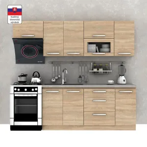 KONDELA Nova Plus NOPL-059-0S kuchynská skrinka dub sonoma