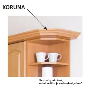 Horná skrinka LORA MDF NEW KLASIK W80S Tempo Kondela