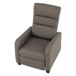 KONDELA Turner relaxačné kreslo hnedá