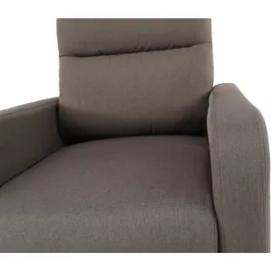KONDELA Turner relaxačné kreslo hnedá