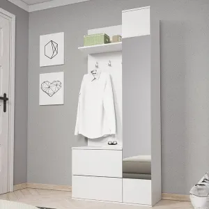KONDELA Gadis predsieň biela