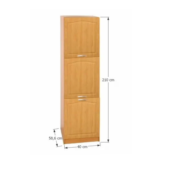 Vysoká skrinka LORA MDF NEW KLASIK S40 / 210/57 Tempo Kondela L´avé