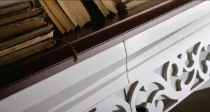 TARANKO Milano MI-L1 rustikálne zrkadlo na stenu orech Milano