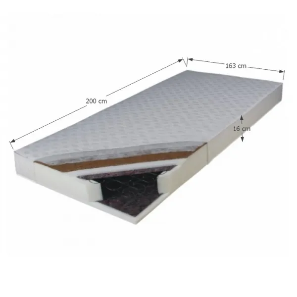 Pružinový matrac KOKOS MEDIUM Tempo Kondela 80x200 cm