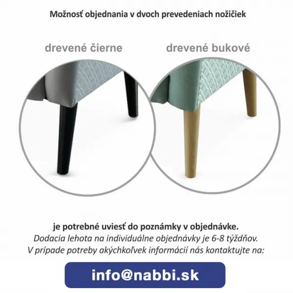 KONDELA Belek kreslo (ušiak) mentolová / vzor / buk