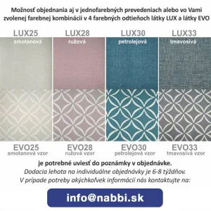 KONDELA Belek kreslo (ušiak) mentolová / vzor / buk