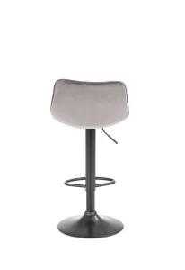 HALMAR H-95 barová stolička sivá / čierna