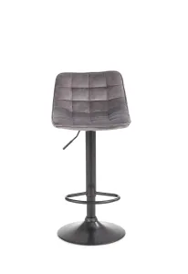 HALMAR H-95 barová stolička sivá / čierna