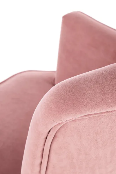 HALMAR Delgado kreslo ružová / čierna