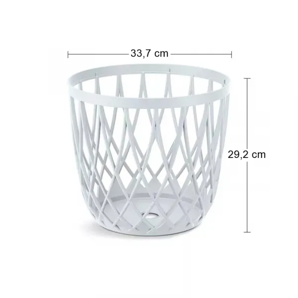 Prosperplast Univerzálny kôš BILBO biely, varianta 20 l