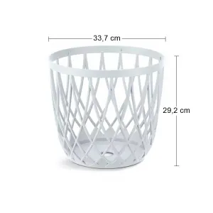 Prosperplast Univerzálny kôš BILBO biely, varianta 20 l