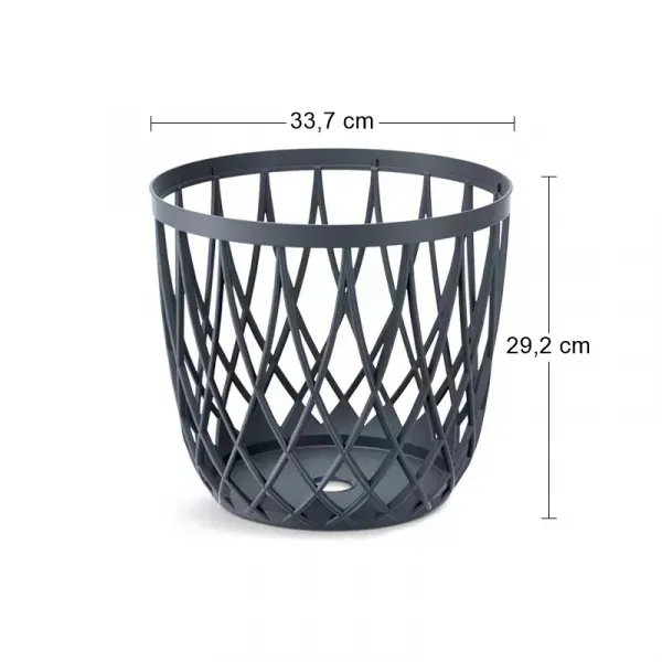 Prosperplast Univerzálny kôš BILBO antracitový, varianta 20 l