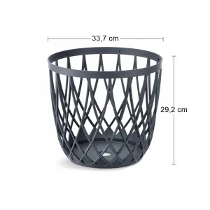 Prosperplast Univerzálny kôš BILBO antracitový, varianta 20 l