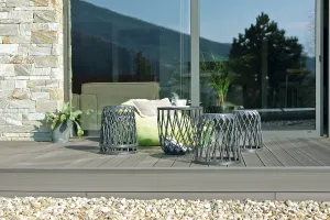 Prosperplast Sada univerzálnych košov QUBO 4+1 antracit