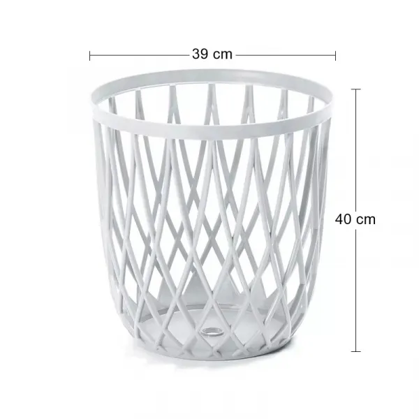 Prosperplast Univerzálny kôš BILBO biely, varianta 35 l