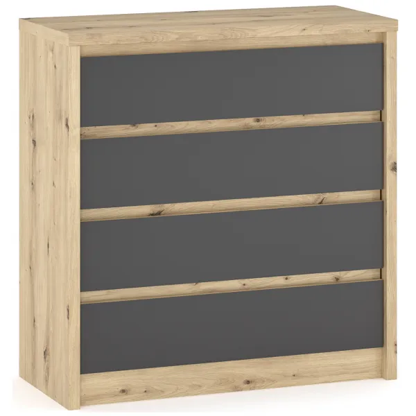 NABBI Daicos spálňa dub artisan / sivá