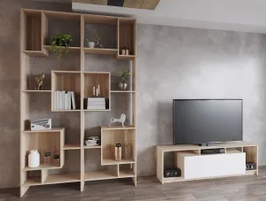NABBI Buket B1 vysoký regál antracit