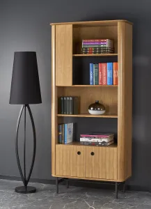 HALMAR Smart REG-1 regál dub prírodný / čierna